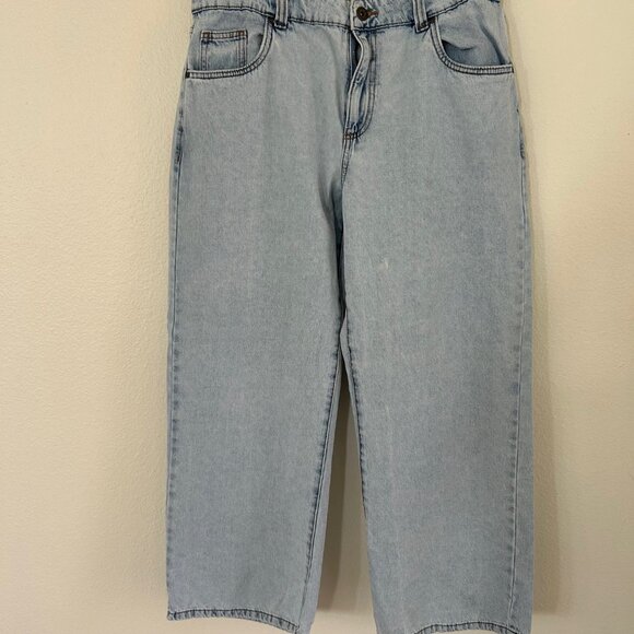 Cotton On Jeans Women's Low Rise Baggy Denim Light Wash SZ8 Relaxed Fit Casual - Picture 1 of 10